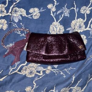 Elegant Purple Clutch Bag
